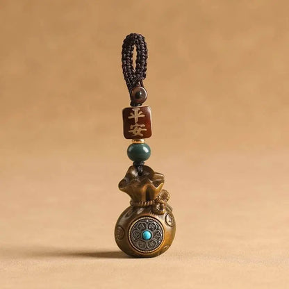 Red Sandalwood Money - bag Pendant - Peace, Wealth, and a Chinese - style Elegant Item by Your Side - STAR8S