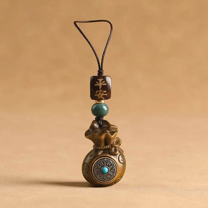 Red Sandalwood Money - bag Pendant - Peace, Wealth, and a Chinese - style Elegant Item by Your Side - STAR8S