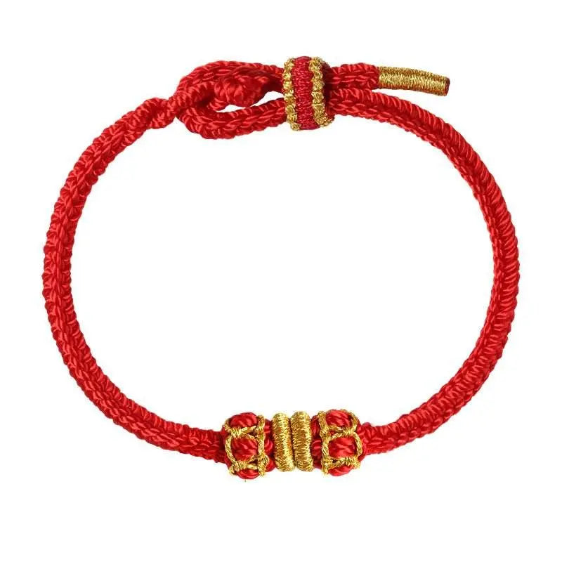 Hand - Woven Double - victory Red Rope for Zodiac Signs, Lucky Couple Bracelet - STAR8S