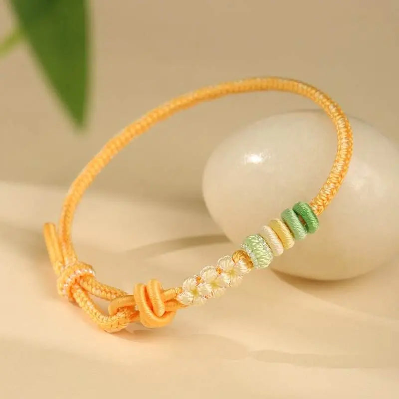 hand - woven double - knot hand rope, retro chinese - style diy jewelry for styling - star8s