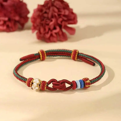 Hand - Woven Horizontal Double - knot Hand Rope, DIY Jewelry for Stylish Gifting - STAR8S