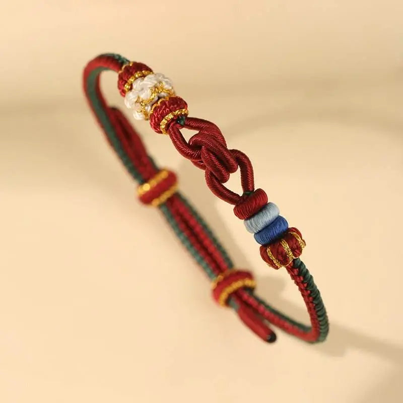 Hand - Woven Horizontal Double - knot Hand Rope, DIY Jewelry for Stylish Gifting - STAR8S