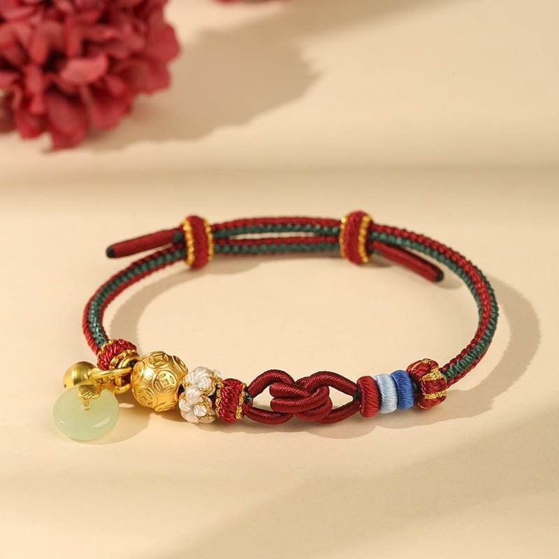 hand - woven horizontal double - knot hand rope, diy jewelry for stylish gifting - star8s