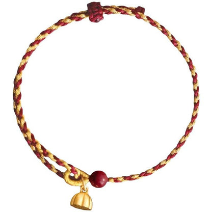 Red String Bracelet | Handcrafted Couple's Bracelet with 925 silver lotus for Good Luck & Protection - STAR8S