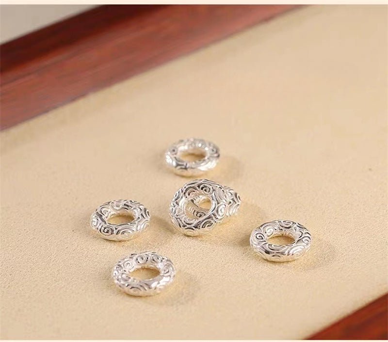 Red String Bracelet for Women – 925 Sterling Silver Handmade Adjustable Peace Lock Charm - STAR8S