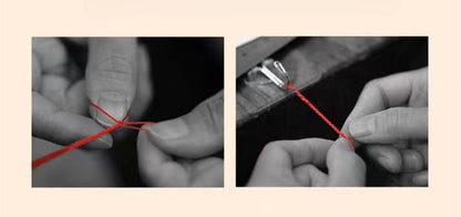 Red String Bracelet for Women – 925 Sterling Silver Handmade Adjustable Peace Lock Charm - STAR8S