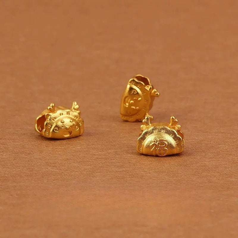 Red String Bracelet with Gold Dragon Charm – Adjustable Handwoven Bracelet for Good Luck & Prosperity - STAR8S