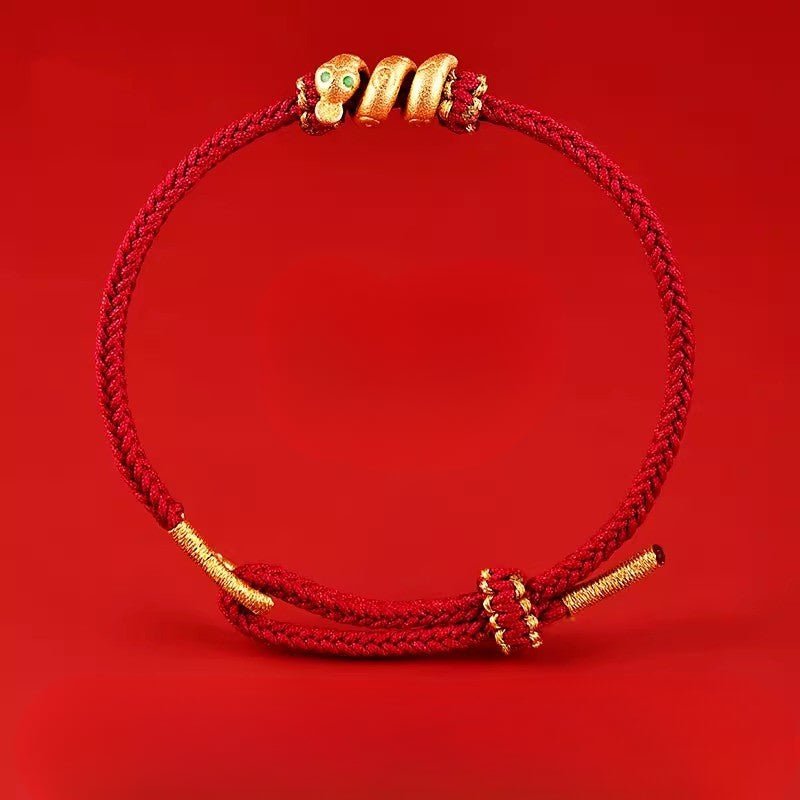 red string bracelet: 2025 snake zodiac year roll design | star8s