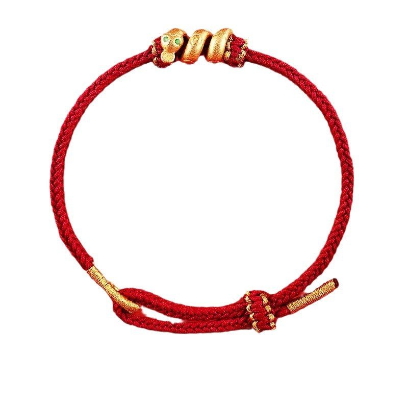 red string bracelet: 2025 snake zodiac year roll design | star8s