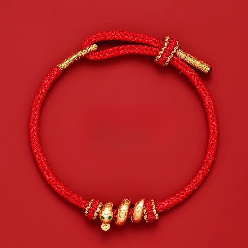 red string bracelet: 2025 snake zodiac year roll design | star8s