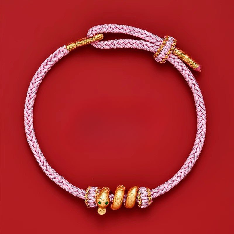 red string bracelet: 2025 snake zodiac year roll design | star8s