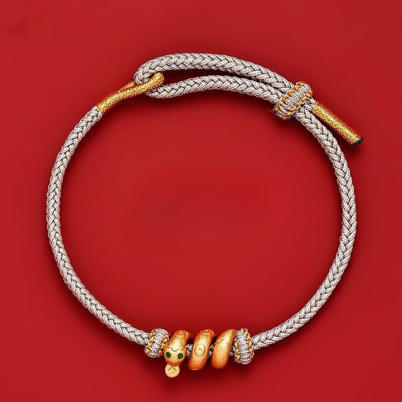 Red String Bracelet: 2025 Snake Zodiac Year Roll Design | STAR8S