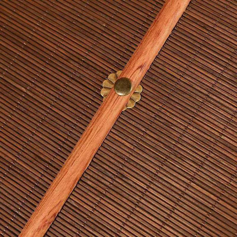 redwood long - handle ancient - style waist fan, rollable rotatable folding round fan - star8s