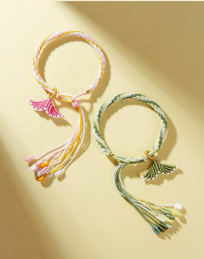 Traditional Chinese - style Reincarnation Fish - tail Hand - woven Bracelet, Ideal Gift for Couples & Friends - STAR8S
