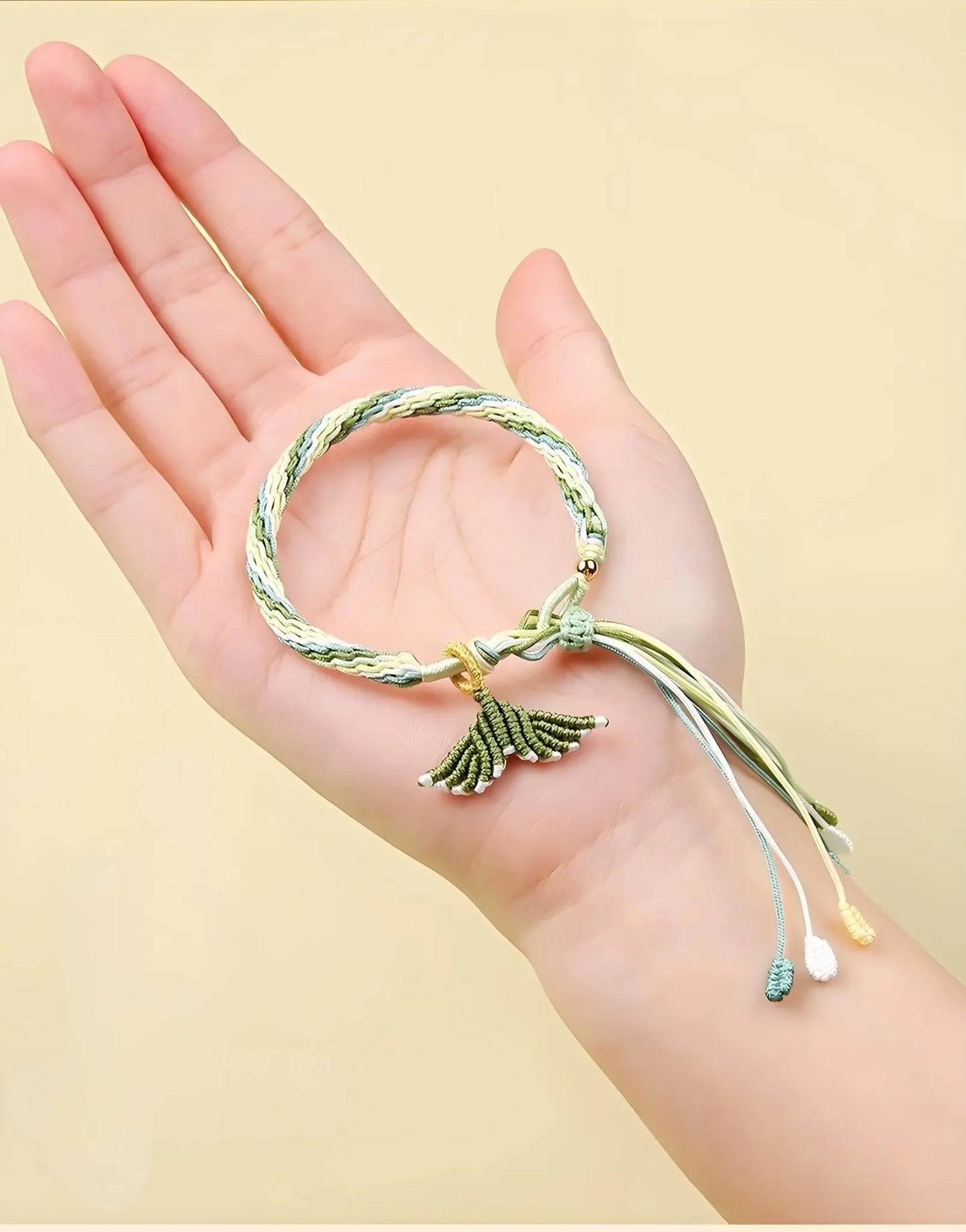 traditional chinese - style reincarnation fish - tail hand - woven bracelet, ideal gift for couples & friends - star8s
