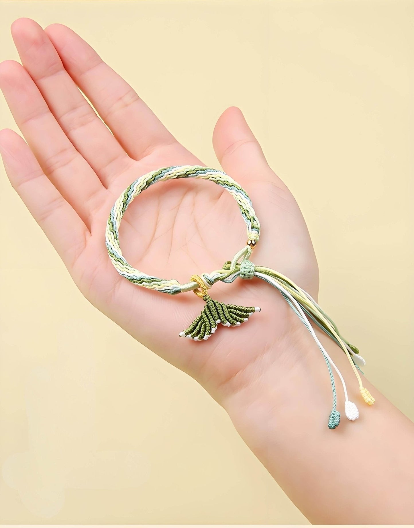 traditional chinese - style reincarnation fish - tail hand - woven bracelet, ideal gift for couples & friends - star8s