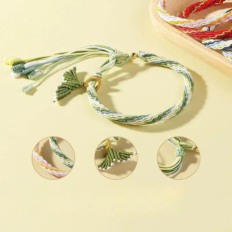 Traditional Chinese - style Reincarnation Fish - tail Hand - woven Bracelet, Ideal Gift for Couples & Friends - STAR8S
