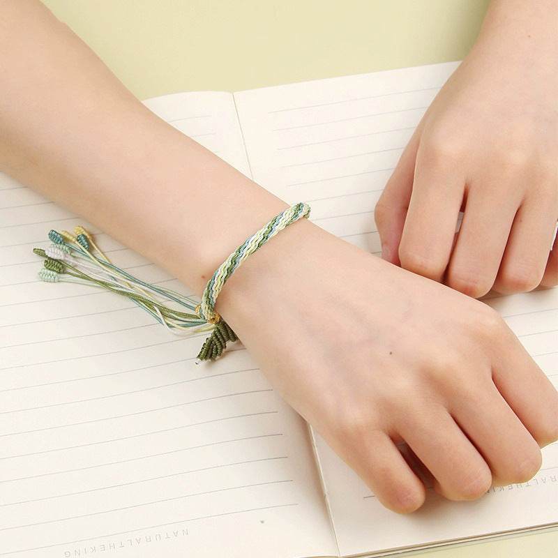 traditional chinese - style reincarnation fish - tail hand - woven bracelet, ideal gift for couples & friends - star8s