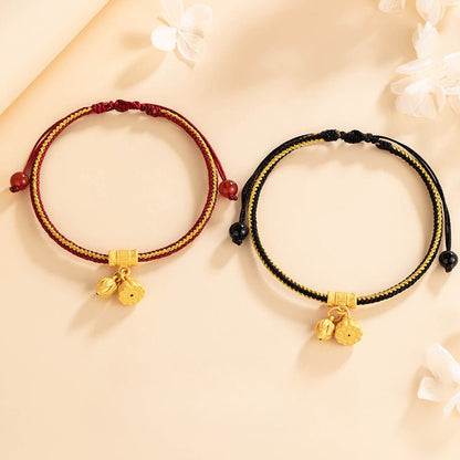 Romantic & Blessed Red String Bracelet: Lotus Agate 925 Silver Good Luck | STAR8S
