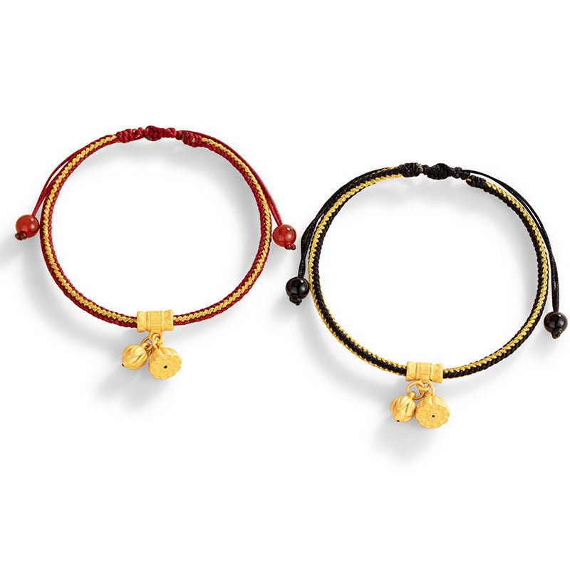 Romantic & Blessed Red String Bracelet: Lotus Agate 925 Silver Good Luck | STAR8S