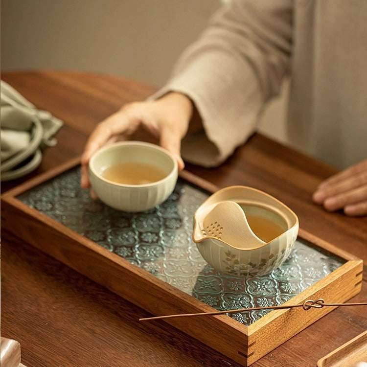 ru kiln kuaike cup portable anti - scald gongfu tea travel set - star8s