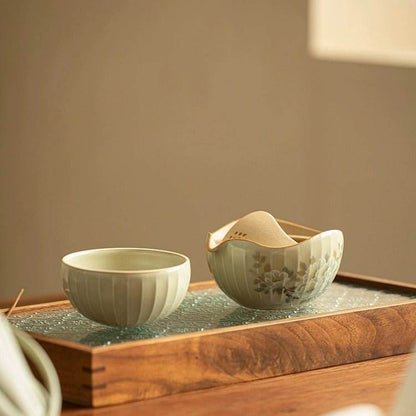 Ru Kiln Kuaike Cup Portable Anti - Scald Gongfu Tea Travel Set - STAR8S