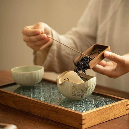 Ru Kiln Kuaike Cup Portable Anti - Scald Gongfu Tea Travel Set - STAR8S