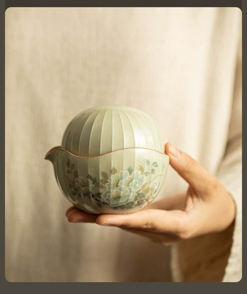 ru kiln kuaike cup portable anti - scald gongfu tea travel set - star8s