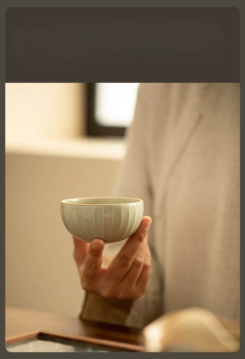 ru kiln kuaike cup portable anti - scald gongfu tea travel set - star8s