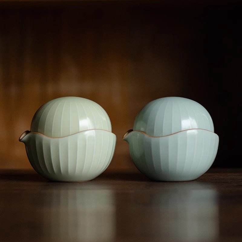 ru kiln quick cup portable creative travel gongfu tea set - star8s