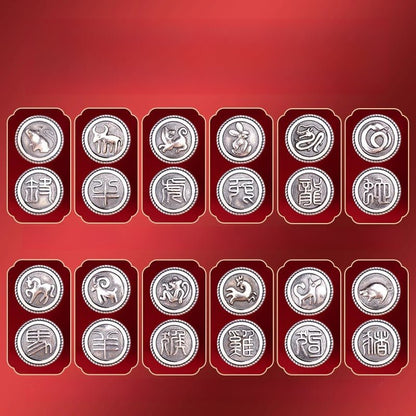 S925 Sterling Silver 12 Zodiac Red String Bracelet – Snake Year 2025 Edition 🐍 - STAR8S