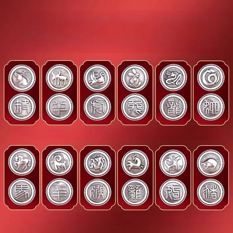 S925 Sterling Silver 12 Zodiac Red String Bracelet – Snake Year 2025 Edition 🐍 - STAR8S