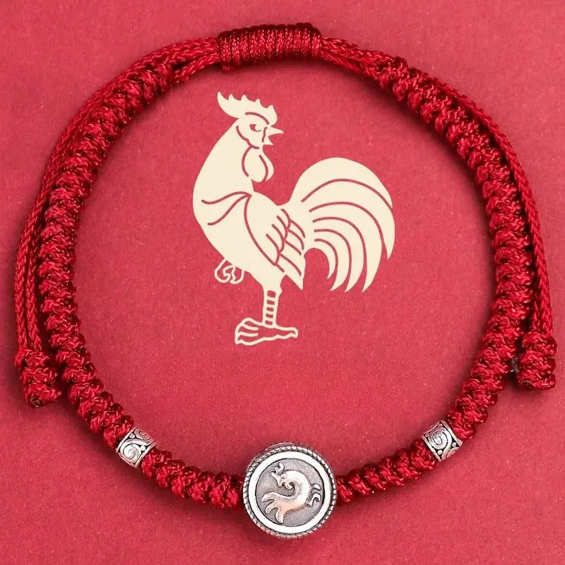 s925 sterling silver 12 zodiac red string bracelet – snake year 2025 edition 🐍 - star8s