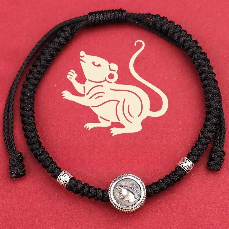 s925 sterling silver 12 zodiac red string bracelet – snake year 2025 edition 🐍 - star8s