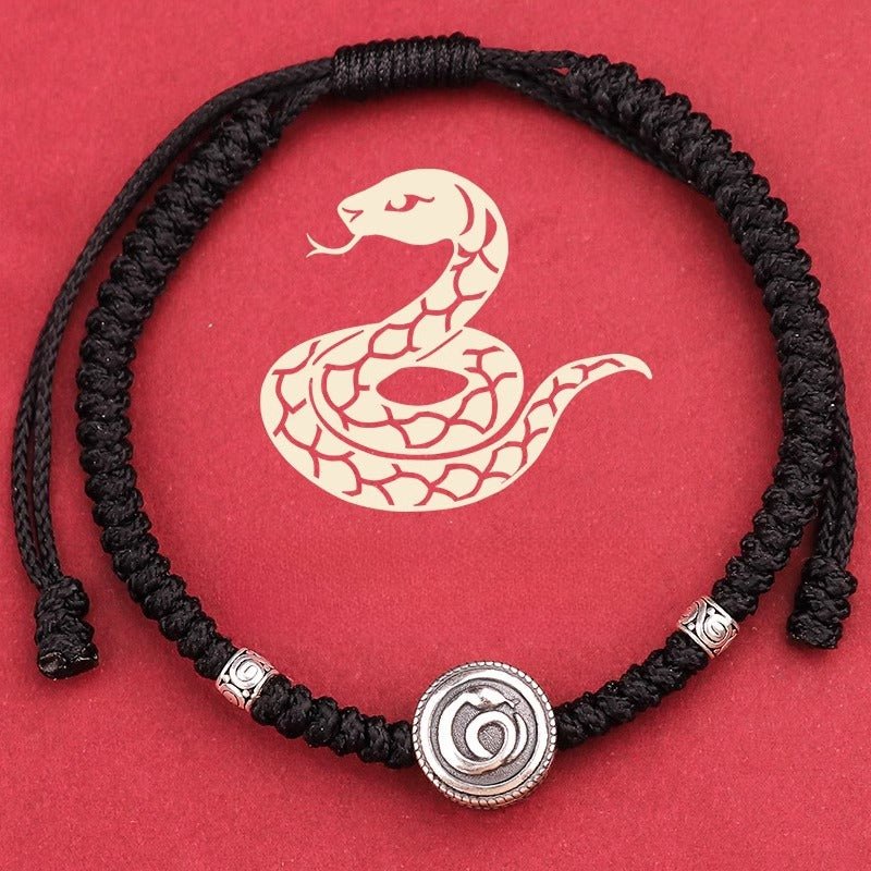 s925 sterling silver 12 zodiac red string bracelet – snake year 2025 edition 🐍 - star8s