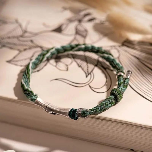 STAR8S Bamboo Reincarnation - knot Lucky Protection String Bracelet: Chinese Cultural Lucky Accessory STAR8S