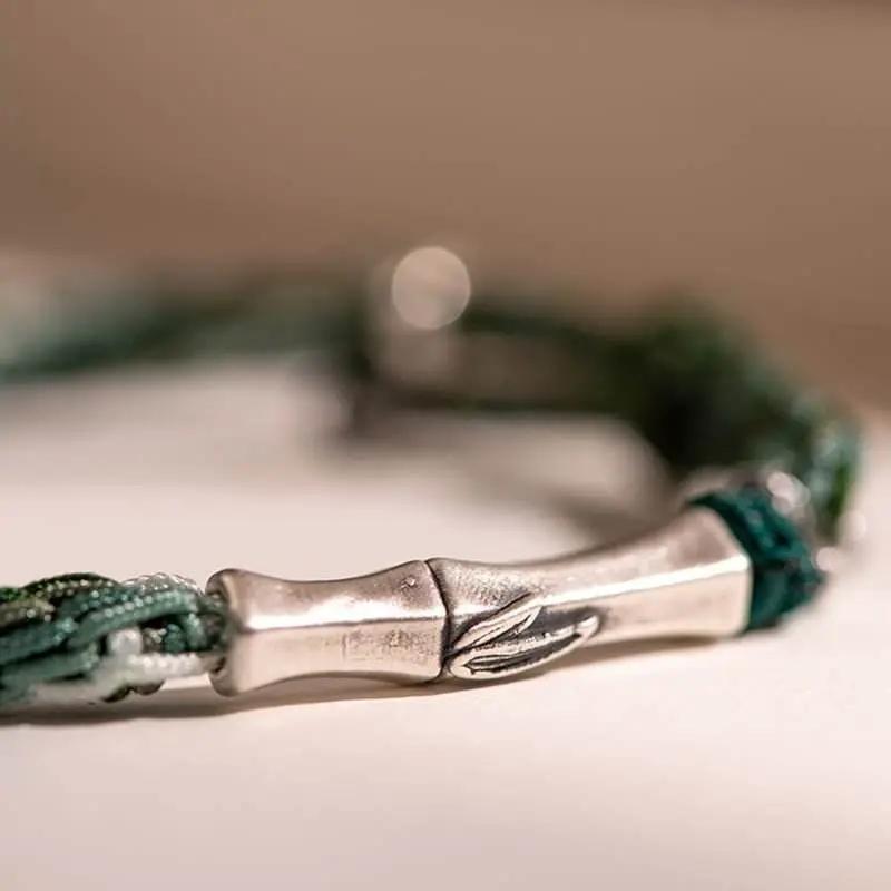 star8s bamboo reincarnation - knot lucky protection string bracelet: chinese cultural lucky accessory star8s