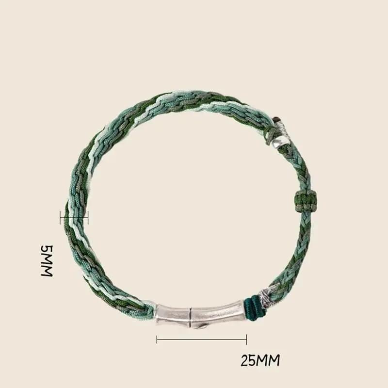 star8s bamboo reincarnation - knot lucky protection string bracelet: chinese cultural lucky accessory star8s