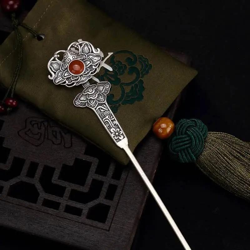 star8s chinese ethnic - style retro peony and ruyi hairpin: exquisite ancient - costume and palace - style female headdress star8s