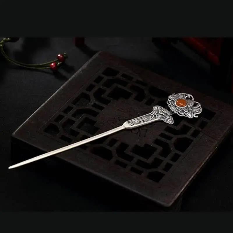 star8s chinese ethnic - style retro peony and ruyi hairpin: exquisite ancient - costume and palace - style female headdress star8s