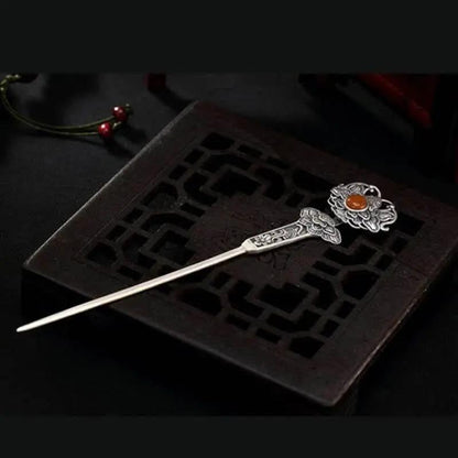 STAR8S Chinese Ethnic - style Retro Peony and Ruyi Hairpin: Exquisite Ancient - costume and Palace - style Female Headdress STAR8S