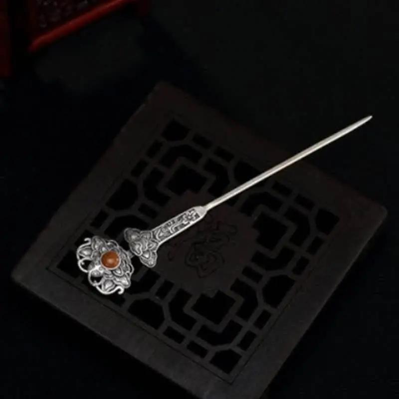 STAR8S Chinese Ethnic - style Retro Peony and Ruyi Hairpin: Exquisite Ancient - costume and Palace - style Female Headdress STAR8S