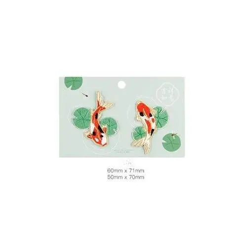 STAR8S Chinese - style Embroidered Patches - Crane/Swallow/Koi Fish/Mandarin Duck Multi - purpose Decorative Patches - STAR8S