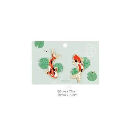 STAR8S Chinese - style Embroidered Patches - Crane/Swallow/Koi Fish/Mandarin Duck Multi - purpose Decorative Patches - STAR8S