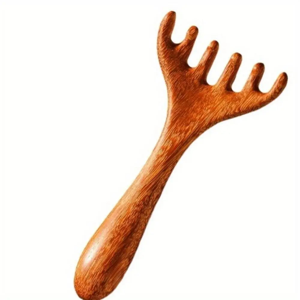 star8s sandalwood antler massage comb, head massage tool - star8s