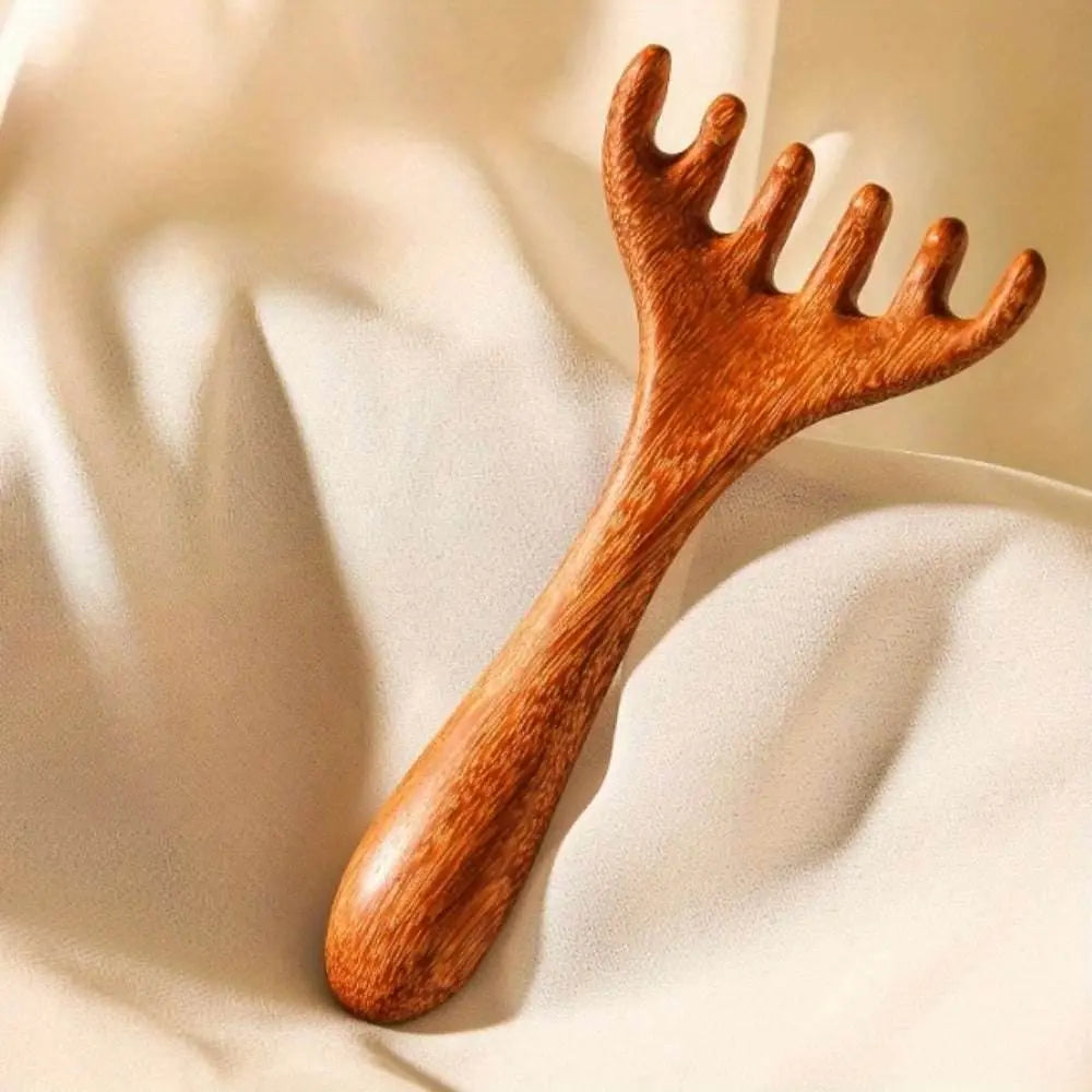 STAR8S Sandalwood Antler Massage Comb, Head Massage Tool - STAR8S