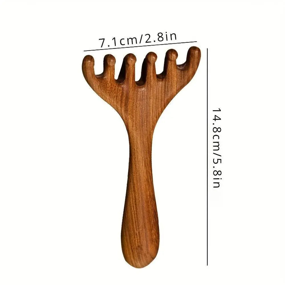 star8s sandalwood antler massage comb, head massage tool - star8s