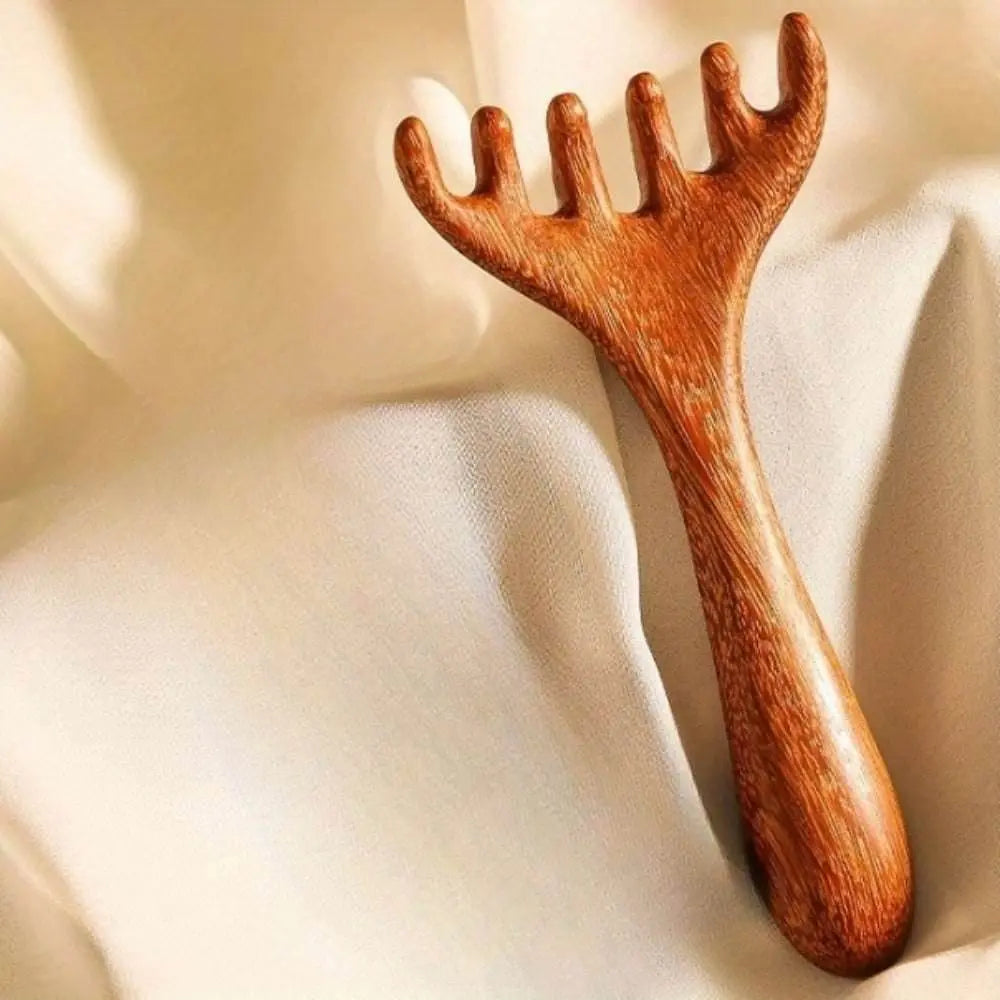 star8s sandalwood antler massage comb, head massage tool - star8s