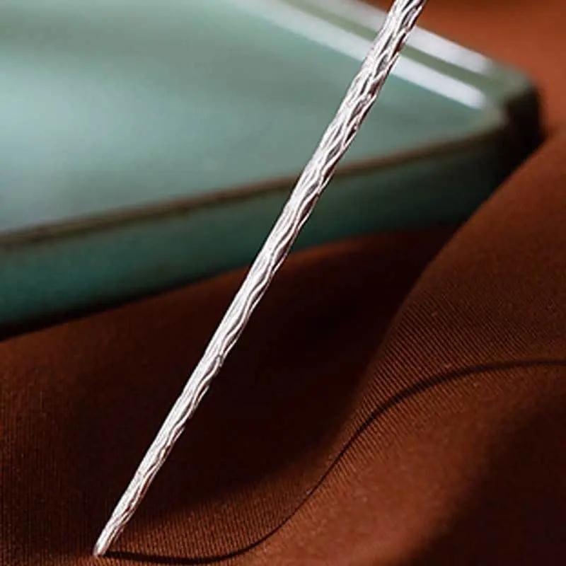 star8s white jade flower blessing hairpin: chinese ancient - style exquisite hair accessory star8s