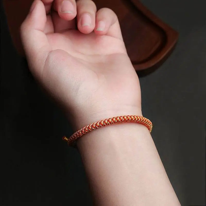 small dragon - scale hand rope, adjustable lucky ornament with chinese culture meaning - star8s